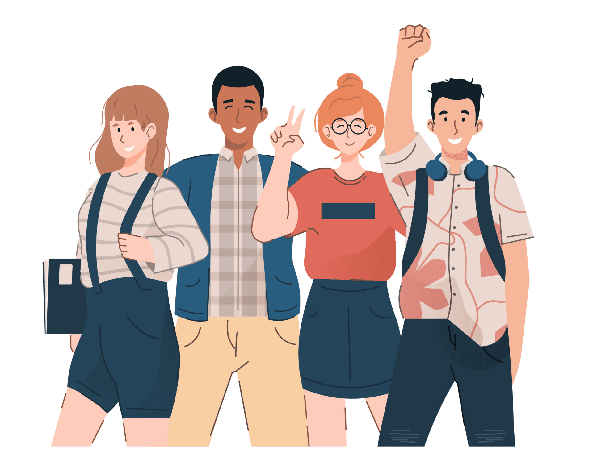 Grupo de estudantes